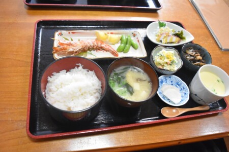 名産ー車海老の
塩焼き定食