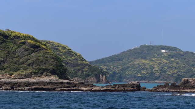 わかりますか? 内海と外海の色の違い。
